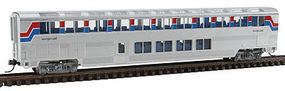 85' Superliner lounge Amtrak phase II N Scale Model Train Passenger Car #40661