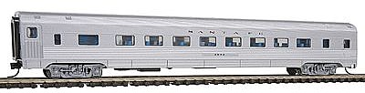 Con-Cor Budd 85 Corrugated-Side Coach Santa Fe N Scale Model Train Passenger Car #41251