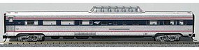 Con-Cor Budd 85' Fluted-Side Mid-Train Dome Amtrak #9402 N Scale Model Train Passenger Car #41367 Con-Cor Budd 85' Fluted-Side Mid-Train Dome Amtrak #9402 N Scale Model Train Passenger Car #41367