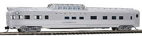 Con-Cor Budd 85' Corrugated-Side Dome-Observation Santa Fe N Scale Model Train Passenger Car #41376 Con-Cor Budd 85' Corrugated-Side Dome-Observation Santa Fe N Scale Model Train Passenger Car #41376