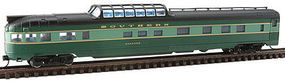 Con-Cor Budd Streamlined Dome/Observation Southern N Scale Model Train Passenger Car #41390 Con-Cor Budd Streamlined Dome/Observation Southern N Scale Model Train Passenger Car #41390