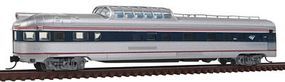 Con-Cor Budd 85' Fluted-Side Dome-Observation Amtrak #3344 N Scale Model Train Passenger Car #41393 Con-Cor Budd 85' Fluted-Side Dome-Observation Amtrak #3344 N Scale Model Train Passenger Car #41393