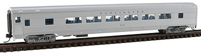 Con-Cor Budd Twin-Window Coach Chicago, Burlington, & Quincy N Scale Model Train Passenger Car #41480