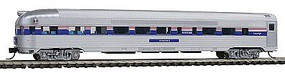 Con-Cor Budd 85' Corrugated-Side Round-End Observation Amtrak N Scale Model Train Passenger Car #41511 Con-Cor Budd 85' Corrugated-Side Round-End Observation Amtrak N Scale Model Train Passenger Car #41511