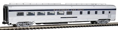 Con-Cor Budd Streamlined Dining Car Baltimore & Ohio N Scale Model Train Passenger Car #428106