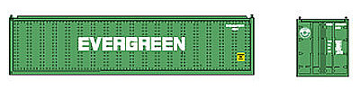 Con-Cor 40 Container Evergreen #1 N Scale Model Train Freight Car #43005