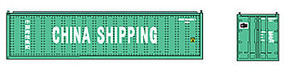 Con-Cor 40' Container China Shipping N Scale Model Train Freight Car #43007 Con-Cor 40' Container China Shipping N Scale Model Train Freight Car #43007