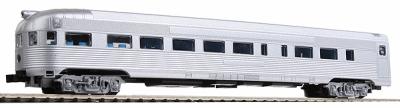 Con-Cor Budd Streamlined Round End Observation Car Undecorated N Scale Model Passenger Car #430100