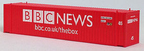 45' Corrugated Container BBC TV N Scale Model Train Freight Car Load #44110