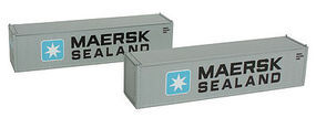 Con-Cor 40' Container Maersk #2 N Scale Model Train Freight Car #443018 Con-Cor 40' Container Maersk #2 N Scale Model Train Freight Car #443018