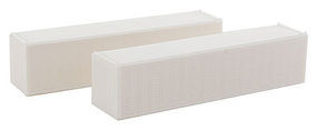 Con-Cor 40' Container Undecorated (2) N Scale Model Train Freight Car Load #443100 Con-Cor 40' Container Undecorated (2) N Scale Model Train Freight Car Load #443100