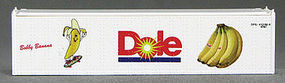 Con-Cor 40' Dole Container Skateboard #1 N Scale Model Train Freight Car Load #443111 Con-Cor 40' Dole Container Skateboard #1 N Scale Model Train Freight Car Load #443111