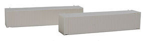 Con-Cor 45' Container Undecorated (2) N Scale Model Train Freight Car Load #444100 Con-Cor 45' Container Undecorated (2) N Scale Model Train Freight Car Load #444100