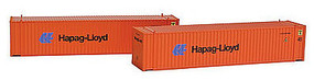 Con-Cor 45' Container Hapag Lloyd (2) N Scale Model Train Freight Car Load #444113 Con-Cor 45' Container Hapag Lloyd (2) N Scale Model Train Freight Car Load #444113
