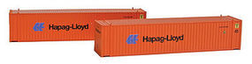 Con-Cor 45' Container Hapag Lloyd (2)) N Scale Model Train Freight Car Load #444114 Con-Cor 45' Container Hapag Lloyd (2)) N Scale Model Train Freight Car Load #444114