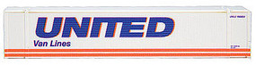 Con-Cor 48' Container United Van Line 1 N Scale Model Train Freight Car #448017 Con-Cor 48' Container United Van Line 1 N Scale Model Train Freight Car #448017