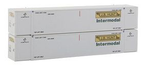 Con-Cor Monon 53' Container 2-Pack JB Hunt Intermodal Set #2 N Scale Model Freight Car #453019 Con-Cor Monon 53' Container 2-Pack JB Hunt Intermodal Set #2 N Scale Model Freight Car #453019