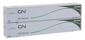 Con-Cor Monon 53' Container 2-Pack Canadian National Set #2 N Scale Model Freight Car #453023