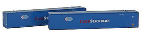 Con-Cor 53' Container Pacer 1990s (2) N Scale Model Train Freight Car Load #453044 Con-Cor 53' Container Pacer 1990s (2) N Scale Model Train Freight Car Load #453044