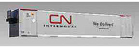 Con-Cor 53' Hi Container CN #1 N Scale Model Train Freight Car #453101 Con-Cor 53' Hi Container CN #1 N Scale Model Train Freight Car #453101