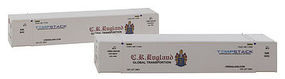 53' Container CR England #2 (2) N Scale Model Train Freight Car Load #453204