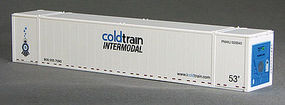 Con-Cor 53' Reefer Container Cold Train #1 N Scale Model Train Freight Car Load #453209 Con-Cor 53' Reefer Container Cold Train #1 N Scale Model Train Freight Car Load #453209