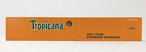 Con-Cor 53' Reefer Container Tropicana #3 N Scale Model Train Freight Car Load #453217 Con-Cor 53' Reefer Container Tropicana #3 N Scale Model Train Freight Car Load #453217