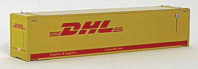 Con-Cor 45 RS Container DHL Exp #2 (2) HO Scale Model Train Freight Car Load #483570