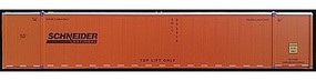 Con-Cor Monon 53' Rivet-Side Container 2-Pack Schneider HO Scale Model Train Freight Car #488014