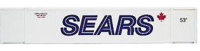 Con-Cor 53' Sheet/Post Container Sears (Canadian Branch) #1 & 2 HO Scale Model Freight Car #488022 Con-Cor 53' Sheet/Post Container Sears (Canadian Branch) #1 & 2 HO Scale Model Freight Car #488022
