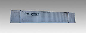 Con-Cor 53 Sheet/Post Rivet Side Container Ferromax #1 & 2 HO Scale Model Train Freight Car #488023