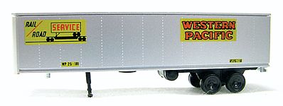 Con-Cor 40 Trailers Western Pacific N Scale Model Truck Trailer #5114