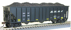 Con-Cor 100-Ton 3-Bay Hopper with Load BNSF Railway Set #4 HO Scale Model Train Freight Car #514 Con-Cor 100-Ton 3-Bay Hopper with Load BNSF Railway Set #4 HO Scale Model Train Freight Car #514