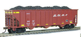 Con-Cor 100-Ton 3-Bay Hopper with Load BNSF Railway Set #3 HO Scale Model Train Freight Car #517 Con-Cor 100-Ton 3-Bay Hopper with Load BNSF Railway Set #3 HO Scale Model Train Freight Car #517