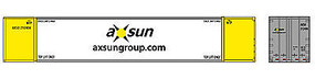 Con-Cor 53' Reefer Container Axsun #1 N Scale Model Train Freight Car Load #53014 Con-Cor 53' Reefer Container Axsun #1 N Scale Model Train Freight Car Load #53014