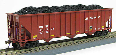 Con-Cor 100T 15 Panel Hop BNSF #3 HO Scale Model Train Freight Car #546