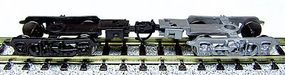 Con-Cor 4-Wheel Passenger Car Truck w/Coupler & Metal Wheelsets N Scale Model Train Trucks #55032 Con-Cor 4-Wheel Passenger Car Truck w/Coupler & Metal Wheelsets N Scale Model Train Trucks #55032