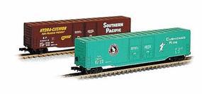 Con-Cor 60' Double Door Box Southern Pacific N Scale Model Train Freight Car #557001 Con-Cor 60' Double Door Box Southern Pacific N Scale Model Train Freight Car #557001