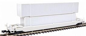 Con-Cor 125-Ton Husky Stack Intermodal Well Car Undecorated N Scale Model Train Freight Car #603100 Con-Cor 125-Ton Husky Stack Intermodal Well Car Undecorated N Scale Model Train Freight Car #603100