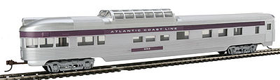 Con-Cor 85 Corrugated Dome Observation Car Atlantic Coast Line HO Scale Model Passenger Car #77101