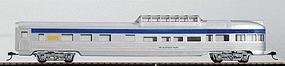 85' Streamlined Dome Observation Via Rail HO Scale Model Train Passenger Car #77111