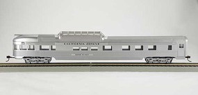 85' Streamline Dome Observation ''California Zephyr'' HO Scale Model Train Passenger Car #776