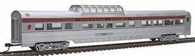 Con-Cor 85' Streamline Corrugated Side Dome Canadian Pacific HO Scale Model Train Passenger Car #789 Con-Cor 85' Streamline Corrugated Side Dome Canadian Pacific HO Scale Model Train Passenger Car #789
