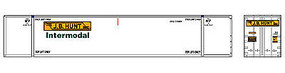 Con-Cor 53' Reefer Container JB Hunt #1 HO Scale Model Train Freight Car #88008