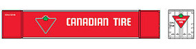 Con-Cor 53' Reefer Container Canadian Tire HO Scale Model Train Freight Car #88011 Con-Cor 53' Reefer Container Canadian Tire HO Scale Model Train Freight Car #88011
