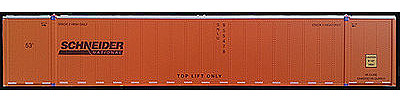 Con-Cor 53 Reefer Container Schneider 2 pack HO Scale Model Train Freight Car #88014