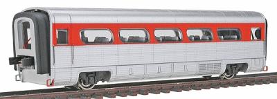 Con-Cor AeroTrain Add-on Coach New York Central HO Scale Model Train Passenger Car #8803