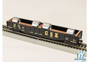 Ho 54'GONDOLA W/coils CSX
