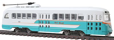 Con-Cor PCC Streetcar D.C. Transit HO Scale Model Train Locomotive #93009