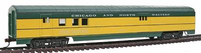 Con-Cor 72 Streamline Railway Post Office Chicago & North Western HO Scale Model Passenger Car #936